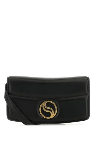 Stella Mccartney Woman Black Alter Mat Mini S-wave Wallet