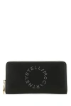 Stella Mccartney Alter Nappa Continental Wallet In Black