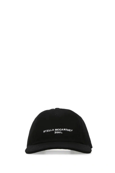 Stella Mccartney Woman Black Cotton Blend Baseball Cap