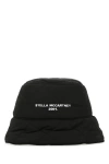 Stella Mccartney Hat Quilted Eco Nylon In Black