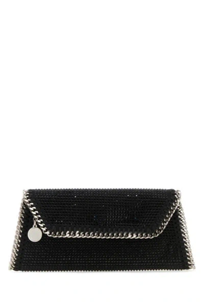 Stella Mccartney Black Shaggy Deer Falabella Clutch