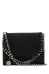 STELLA MCCARTNEY STELLA MCCARTNEY WOMAN BLACK SHAGGY DEER FALABELLA WALLET