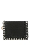 Stella Mccartney Woman Black Shaggy Deer Wallet In Black