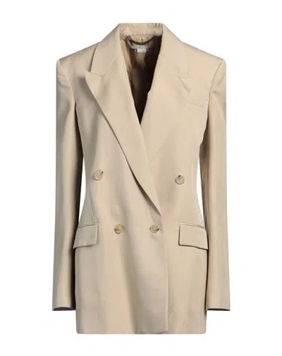 Stella Mccartney Stella Mc Cartney Beige Viscose Double Breasted Jacket