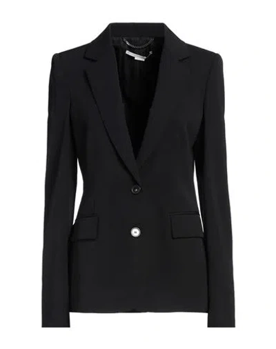 Stella Mccartney Woman Blazer Black Size 4-6 Wool, Elastane