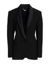 Stella Mccartney Black Solid Shawl Lapel Blazer