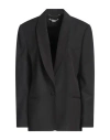 Stella Mccartney Woman Blazer Black Size 6-8 Wool, Cotton, Viscose