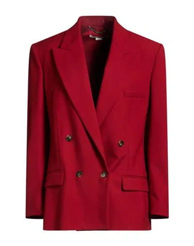 Stella Mccartney Woman Blazer Brick Size 4-6 Wool In Red