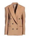 Stella Mccartney Woman Blazer Camel Size 4-6 Wool In Beige