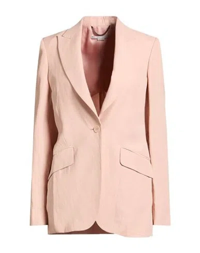 Stella Mccartney Woman Blazer Light Pink Size 10-12 Viscose, Linen