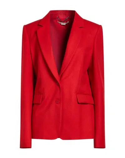 Stella Mccartney Woman Blazer Red Size 10-12 Wool
