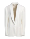 Stella Mccartney Wool Blazer With Two Buttons In White