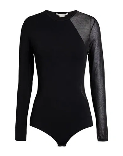 Stella Mccartney Woman Bodysuit Black Size S Viscose, Polyester