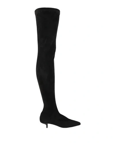 Stella Mccartney Woman Boot Black Size 6 Textile Fibers