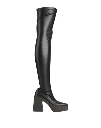 Stella Mccartney Woman Boot Black Size 8 Textile Fibers