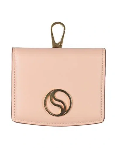 Stella Mccartney Woman Cardholder Blush Size - Textile Fibers