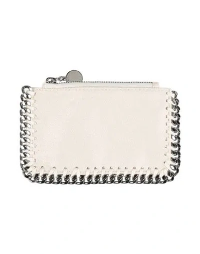 Stella Mccartney Woman Cardholder Ivory Size - Textile Fibers In White
