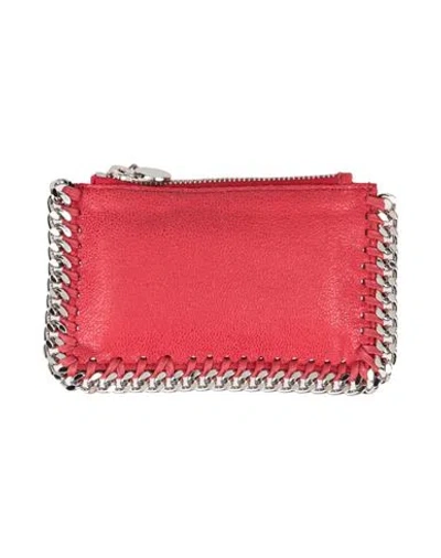 Stella Mccartney Woman Cardholder Red Size - Textile Fibers