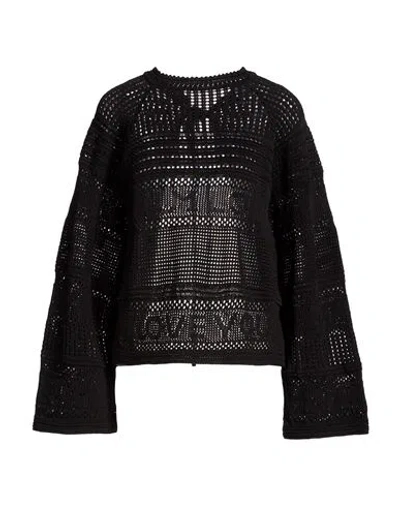 Stella Mccartney Woman Cardigan Black Size L Cotton