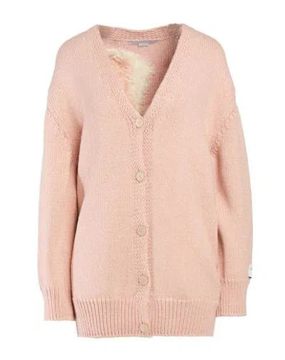 Stella Mccartney Woman Cardigan Light Pink Size 4-6 Wool, Cotton, Acrylic, Polyamide