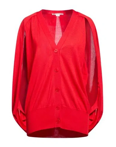 Stella Mccartney Woman Cardigan Red Size L Virgin Wool