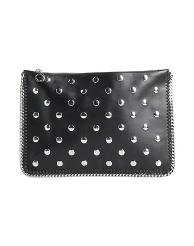 Stella Mccartney Woman Clutch Black Size - Polyester, Polyurethane