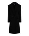 Stella Mccartney Woman Coat Black Size 6-8 Wool