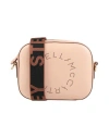 Stella Mccartney Blush Pink Faux Leather Crossbody Bag In Pink