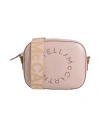 Stella Mccartney Logo-perforated Faux-leather Mini Bag In Pink