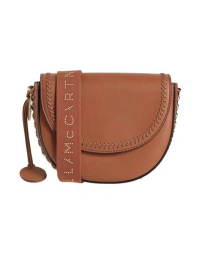Stella Mccartney Woman Cross-body Bag Brown Size - Cotton, Polyamide, Polyurethane