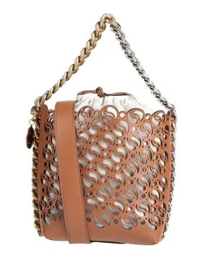 Stella Mccartney Woman Cross-body Bag Tan Size - Polyester, Cotton, Linen, Hemp In Brown