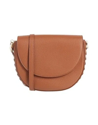 Stella Mccartney Woman Cross-body Bag Tan Size - Polyurethane, Polyamide In Brown