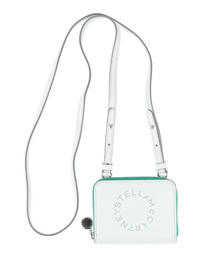 Stella Mccartney Woman Crossbody Wallet Sky Blue Size - Textile Fibers