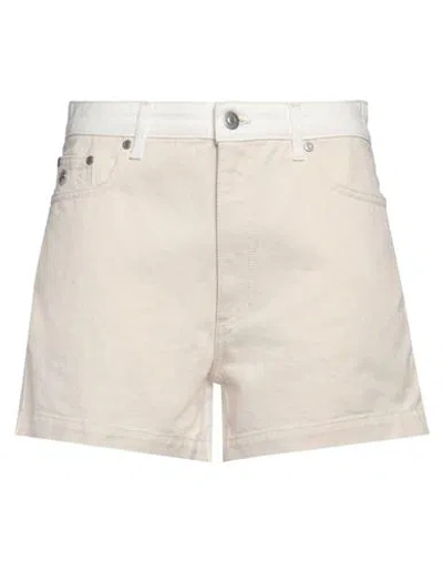 Stella Mccartney Woman Denim Shorts Ivory Size 29 Cotton In White
