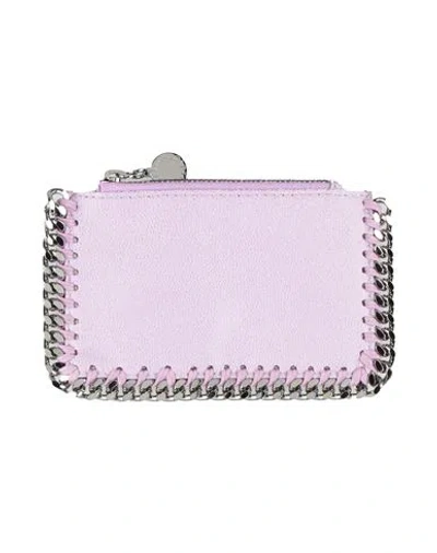 Stella Mccartney Woman Document Holder Lilac Size - Textile Fibers In Purple