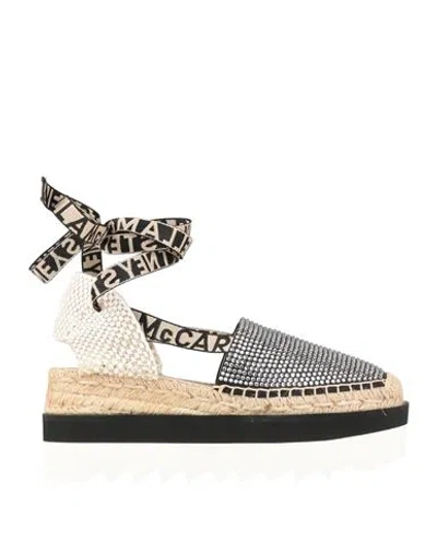 Stella Mccartney Woman Espadrilles Black Size 8 Textile Fibers