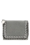 Stella Mccartney Stella Mc Cartney Grey Shaggy Deer Mini Falabella Wallet In Gray
