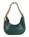 Stella Mccartney Woman Handbag Dark Green Size - Textile Fibers
