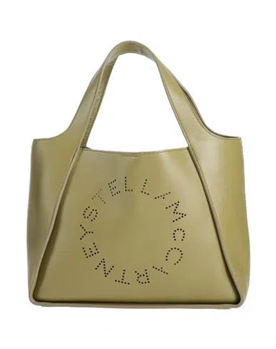 Stella Mccartney Woman Handbag Sage Green Size - Polyurethane, Polyester