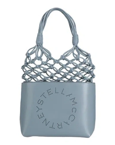 Stella Mccartney Woman Handbag Slate Blue Size - Recycled Polyester, Polyester