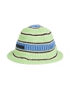 Stella Mccartney Women's Crochet Bucket Hat | Size 57 | 7v0043 In Green