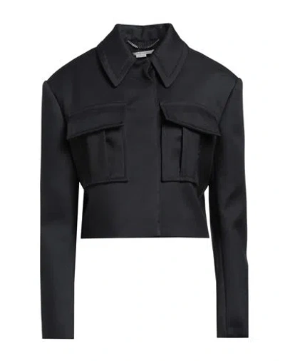 Stella Mccartney Woman Jacket Midnight Blue Size 6-8 Polyester