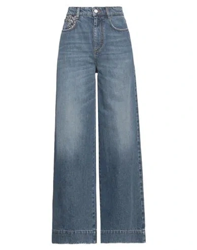 Stella Mccartney Woman Jeans Blue Size 25 Cotton