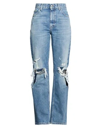 Stella Mccartney Woman Jeans Blue Size 28 Cotton