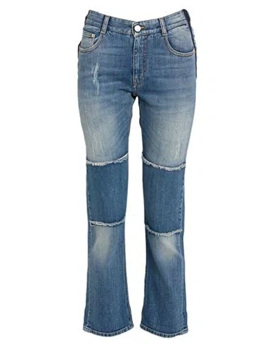 Stella Mccartney Woman Jeans Blue Size 38 Cotton, Elastane