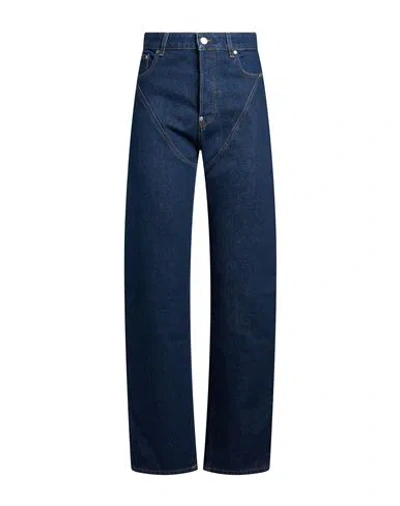 Stella Mccartney Printed High-rise Straight-leg Jeans In Blue
