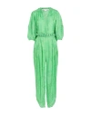 Stella Mccartney Woman Jumpsuit Green Size 4-6 Viscose, Silk