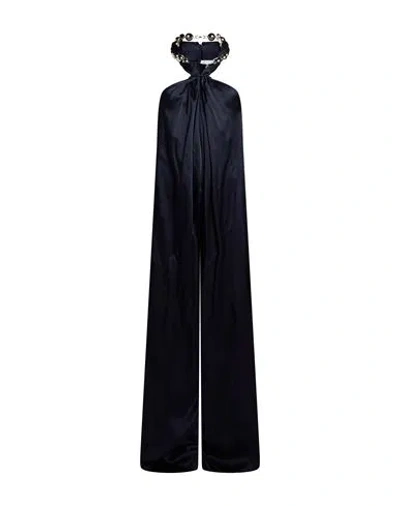 Stella Mccartney Woman Jumpsuit Midnight Blue Size 0-2 Acetate, Viscose