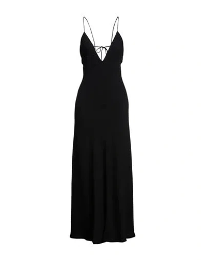 Stella Mccartney Woman Maxi Dress Black Size 0-2 Viscose, Elastane In Black