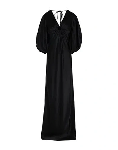 Stella Mccartney Woman Maxi Dress Black Size 4-6 Acetate, Viscose